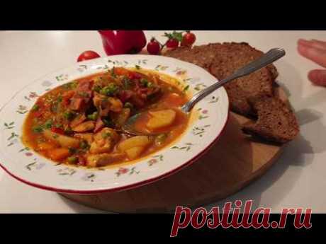 Varivo sa svježim povrćem/Bauerntopf mit frischen Zutaten/Stew Recipe with fresh Vegetables