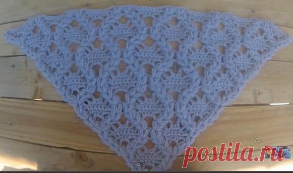 Шаль крючком