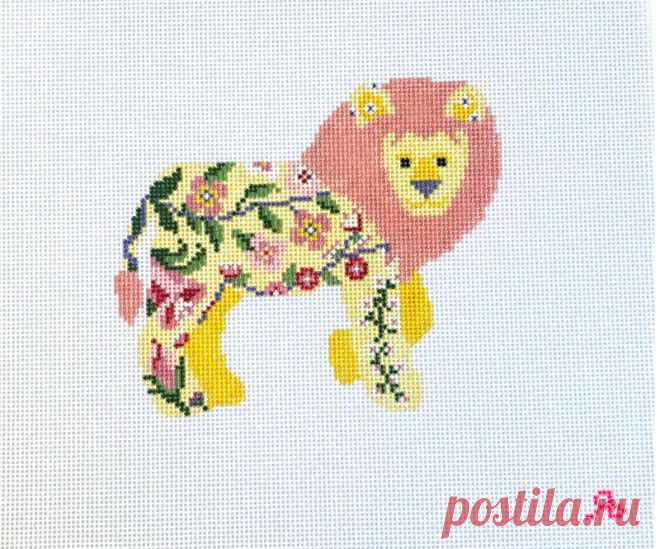RR124 Lilah el León – BeStitched Needlepoint