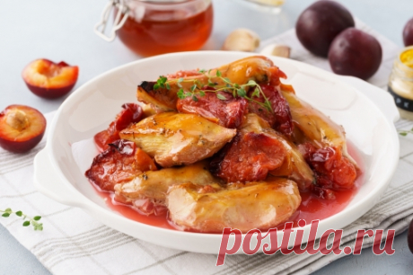 Куриное филе со сливами: рецепт пошаговый с фото | Меню недели
