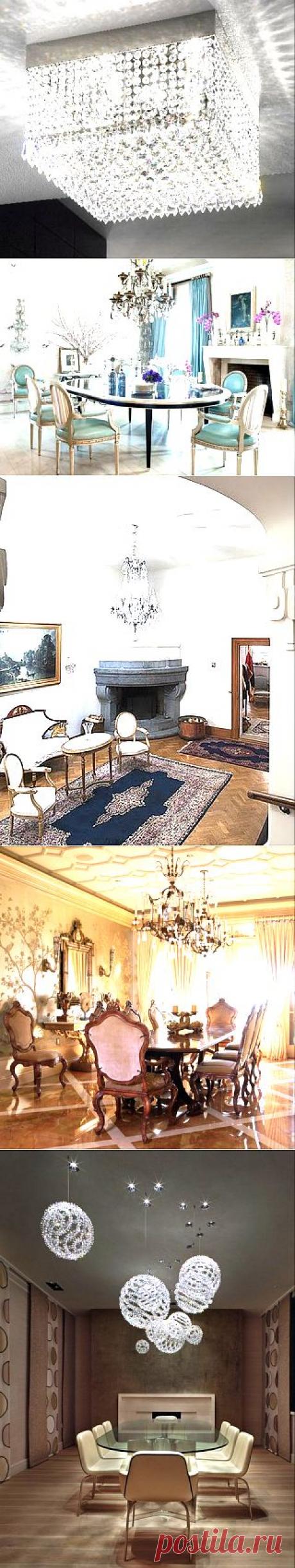 (+1) - Шикарные хрустальные люстры в интерьере | Роскошь и уют