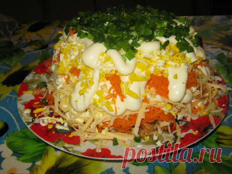 Салат из курицы с корейской морковью и киви! Пальчики оближешь! Ингредиенты: жмите на это фото: САЛАТ «ФРАНЦУЗСКИЙ»