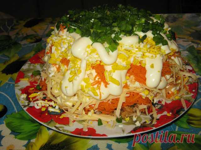 Салат из курицы с корейской морковью и киви! Пальчики оближешь! Ингредиенты: жмите на это фото: САЛАТ «ФРАНЦУЗСКИЙ»