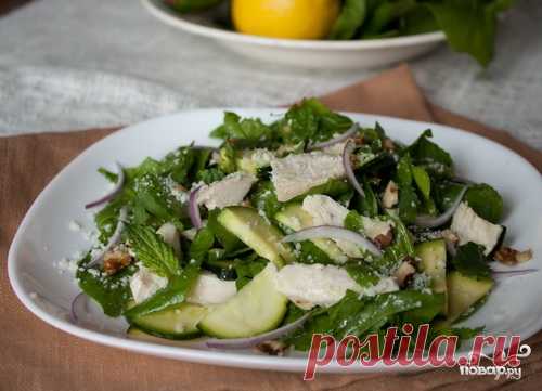 Салат с кабачками и курицей - пошаговый рецепт с фото на Повар.ру