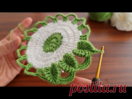 Very popular motif model crochet knitting ✔✔ Bu Motife Bayıldım Tığ İşi Örgü Motif Model Anlatımı