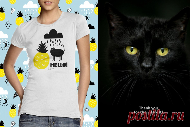 Scandinavian cats | Custom-Designed Graphic Patterns ~ Creative Market