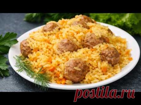 Беру РИС и немного мяса и готовлю Вкуснейший Ужин для всей семьи! Легкий РЕЦЕПТ Рассыпчатого Плова