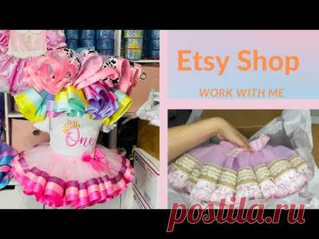 Etsy Shop Vlog | Packing Orders | Work With Me