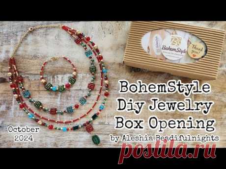 BohemStyle Diy Jewelry October 2024 Box Opening