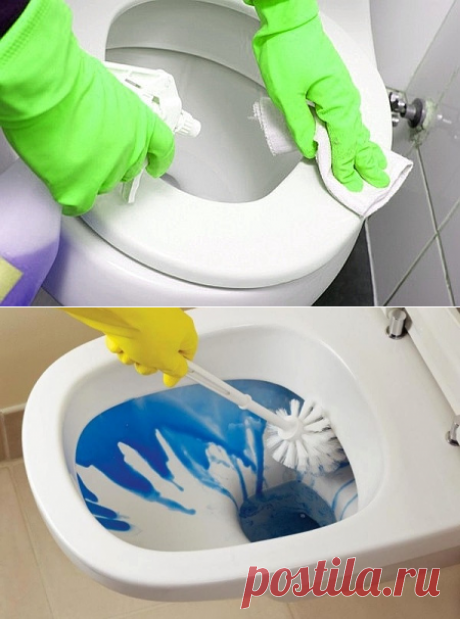 Как и чем очистить унитаз?