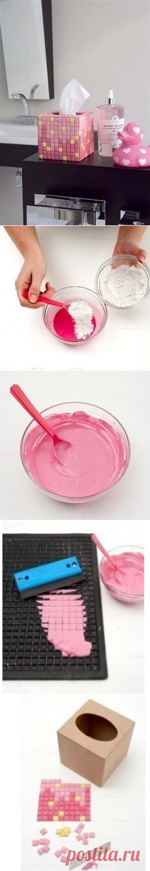 МОЗАИКА СВОИМИ РУКАМИ С ПОМОЩЬЮ КОВРИКА