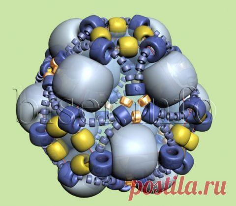 Октаэдр | biser.info - всё о бисере и бисерном творчестве