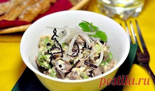 Как приготовить салат из куриной печени. - рецепт, ингридиенты и фотографии