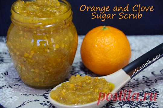 Orange and Clove Sugar Scrub Recipe Love a good DIY beauty product? Try this orange and clove sugar scrub!