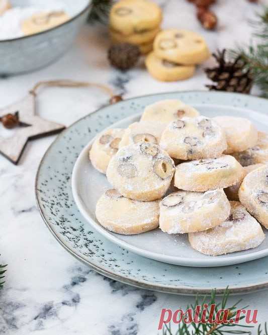 ​Песочное печенье с фундуком