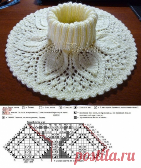 Изумительной красоты манишка — Сделай сам, идеи для творчества - DIY Ideas