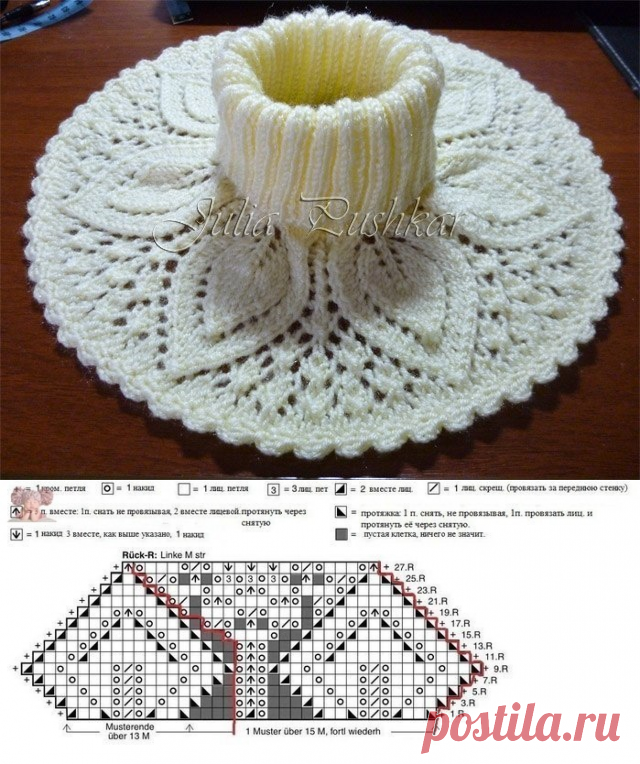 Изумительной красоты манишка — Сделай сам, идеи для творчества - DIY Ideas
