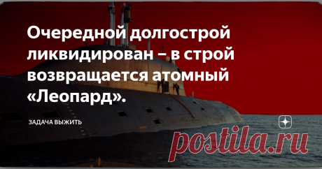 Очередной долгострой ликвидирован – в строй возвращается атомный «Леопард». Подводные лодки проекта 971 «Щука-Б» считаются одними из лучших в своём классе благодаря внушительному набору вооружения, а также хорошей скрытности, что не раз позволяло выполнять сложнейшие задачи прямо у берегов противника. Однако многие подлодки находятся на ремонте и модернизации, что, в принципе, хорошо, но всегда есть ложка дёгтя – таковой являлся «Леопард» и проблемы при работе с ним. Приве...