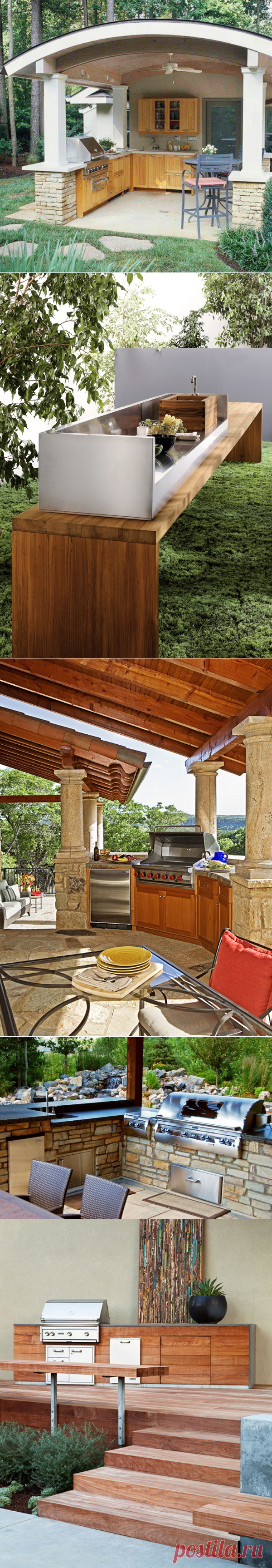 Кухня на свежем воздухе – большой плюс к даче любого размера