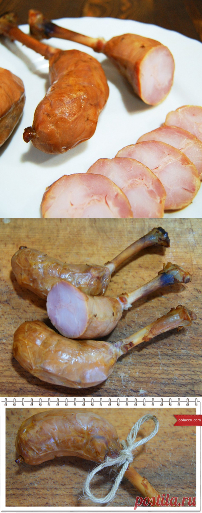 Куриные лошарики, очень креативный способ изготовления домашней колбасы | oblacco