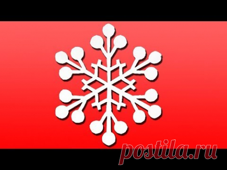 (22) Paper SNOWFLAKE EASY - Snowflakes DIY - YouTube
