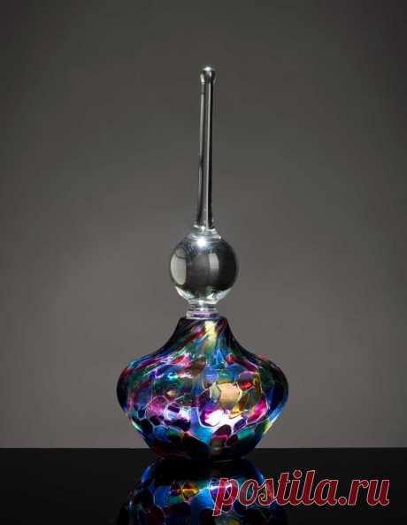 Витраж Элегантный флакон духов Брайс Dimitruk (Art Glass Perfume Bottle) | Ловкий Главная