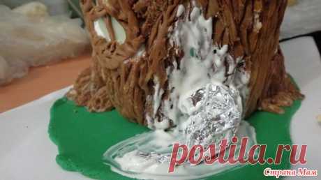 Шкатулка-пенёк. Лепка из холодного фарфора. Часть 2 - Страна Мам