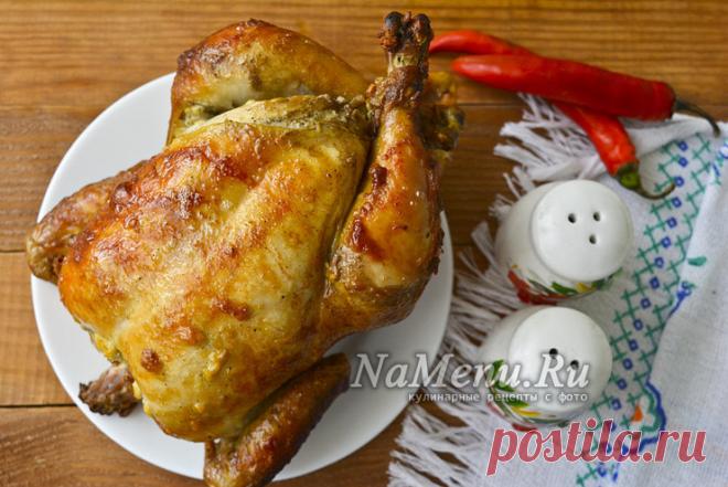 Курица гриль в духовке целиком, рецепт с фото