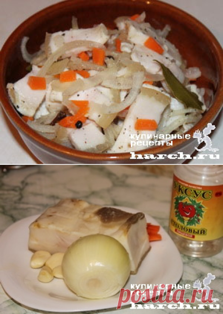 Сало, маринованное с луком и чесноком по-закарпатски | Фоторецепт с подробным описанием от Харч.ру