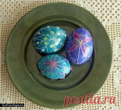 Раскраска и украшение пасхальных яиц
