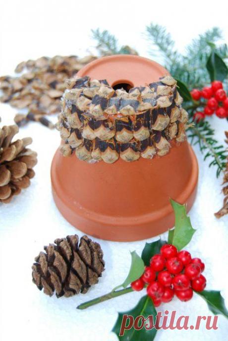 Рождественский колокол из цветочного горшка. Мастер-класс | Домохозяйка