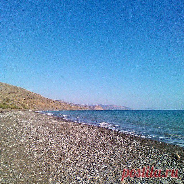 Крым, пляж в Рыбачье