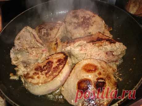 Печенка со сковороды