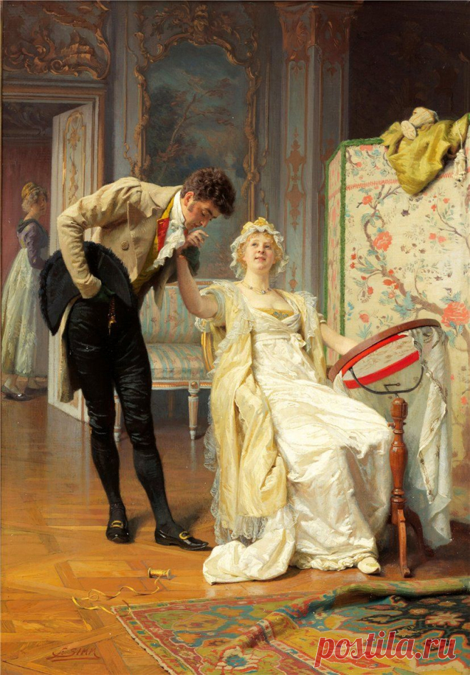 Franz Xaver Simm (Austrian/German, 1853-1918)