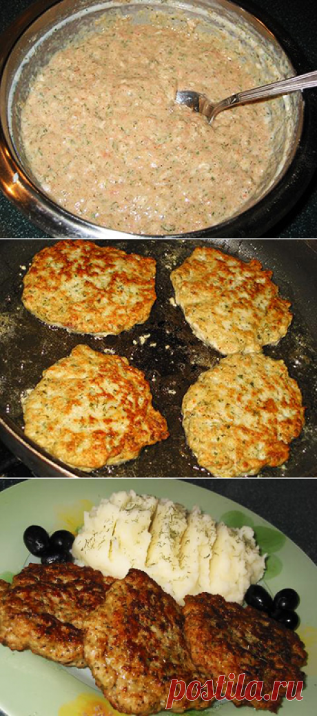 Узнав этот рецепт, больше не делаю котлеты. Попробуйте мясные оладушки на кефире — В Курсе Жизни