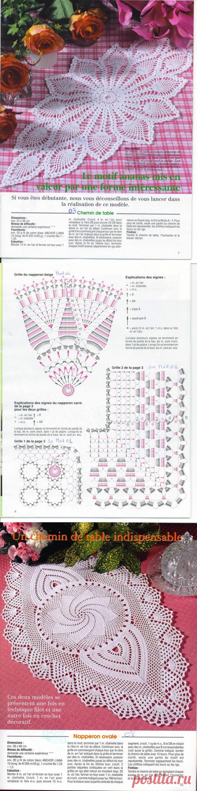 Салфетки.Крючок.