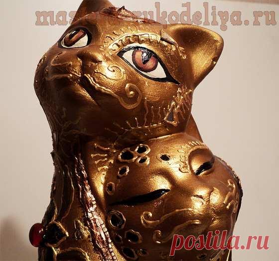 Мастер-класс по росписи: Статуэтка "Кошки"