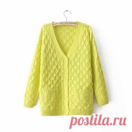Sueter-Sale-Single-Breasted-Cardigans-2015-Women-Clothing-Full-Sleeve-V-Neck-Solid-font-b-Sweater.jpg (700×700)