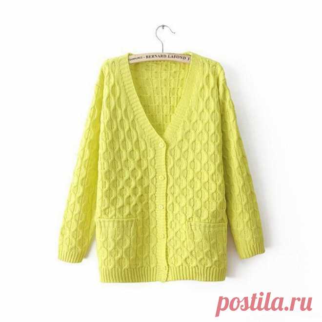 Sueter-Sale-Single-Breasted-Cardigans-2015-Women-Clothing-Full-Sleeve-V-Neck-Solid-font-b-Sweater.jpg (700×700)