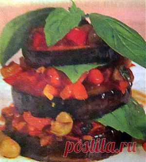 Постная овощная закуска баклажаны с овощами - отличное блюдо для поста. | Хозяева дома.