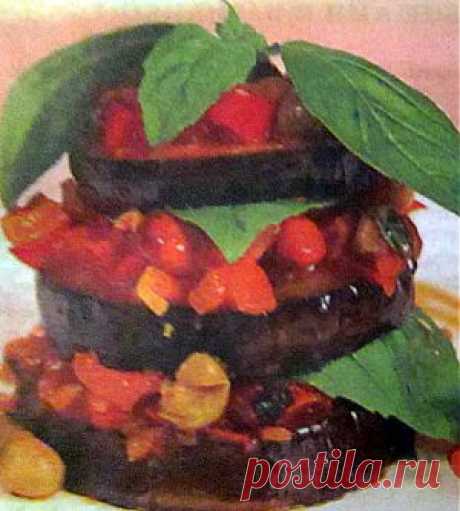 Постная овощная закуска баклажаны с овощами - отличное блюдо для поста. | Хозяева дома.
