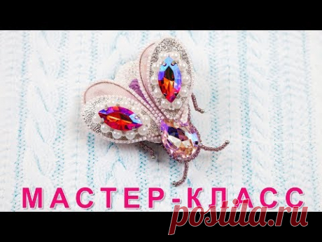 Брошь ЖУК из бисера и кристаллов. Объёмная 3D брошь.