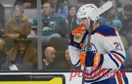Клим Костин забросил шайбу во втором матче НХЛ подряд. Российский нападающий помог &quot;Эдмонтону&quot; разгромить &quot;Сан-Хосе&quot; со счетом 7:1