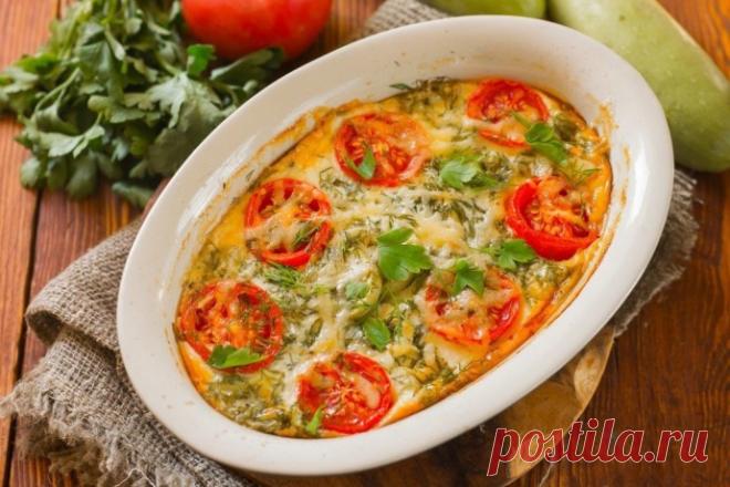 ​Запеканка из курицы с кабачками