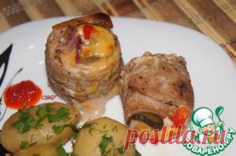 Мясные рулетики-пенёчки - кулинарный рецепт