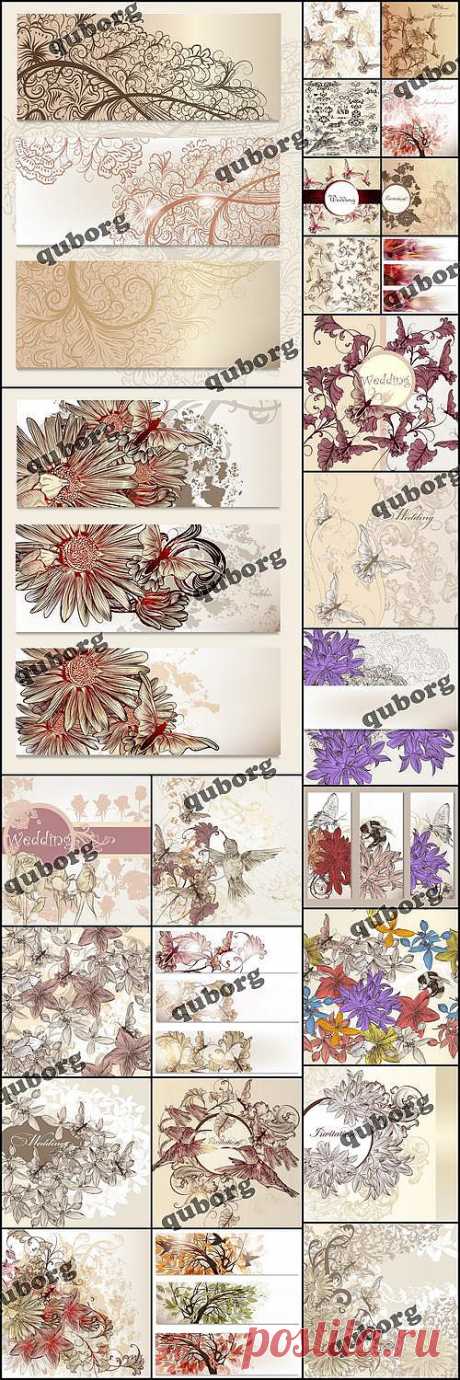 Stock Vector - Abstract Floral Background » RandL.ru - Все о графике, photoshop и дизайне. Скачать бесплатно photoshop, фото, картинки, обои, рисунки, иконки, клипарты, шаблоны.