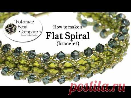 Make a Flat Spiral Bracelet