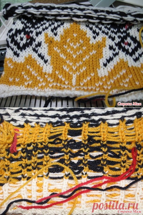 Хитрая техника под названием Ladderback Jacquard. - Жаккард - Страна Мам