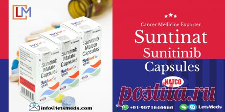Want to buy Generic #Sunitinib Capsules Online visit LetsMeds Trusted Online medicine supplier provides you a wide range of generic medication at wholesale price. Sunitinib Capsules Supplier LetsMeds provides you #Sutinat manufactured by #Natco which contains #Sunitinib in it. Call/WhatsApp/Viber +91-9205576166 or Skype/WeChat: LetsMeds to know detailed information about the Generic #Sutent alternatives including   #Sunishil, #Sunixar, #Rcnet, #Nitnib, #Sutib, #Sutekast, #Sutinat price