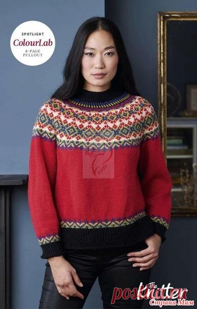 Круглая кокетка жаккардом. Вдохновение. - Вязание - Страна Мам